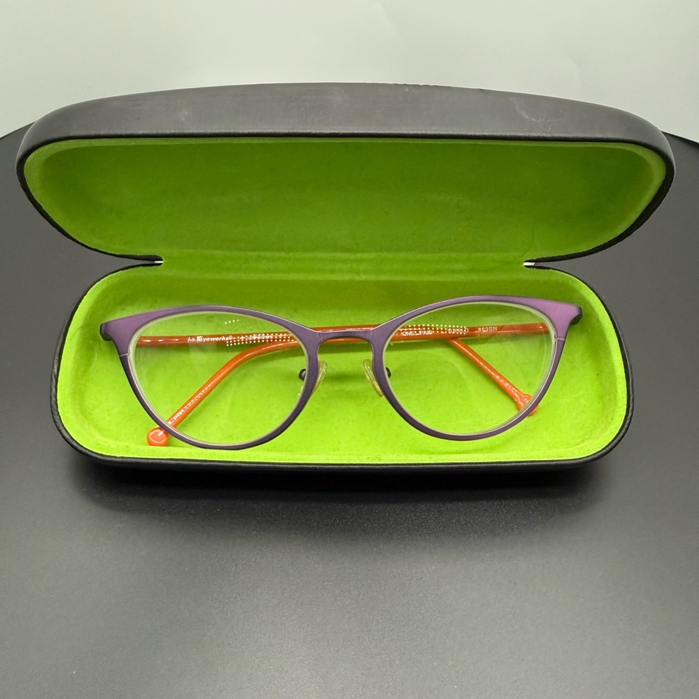 La Eyeworks Tupelo Chic Purple and Orange Women's Glasses